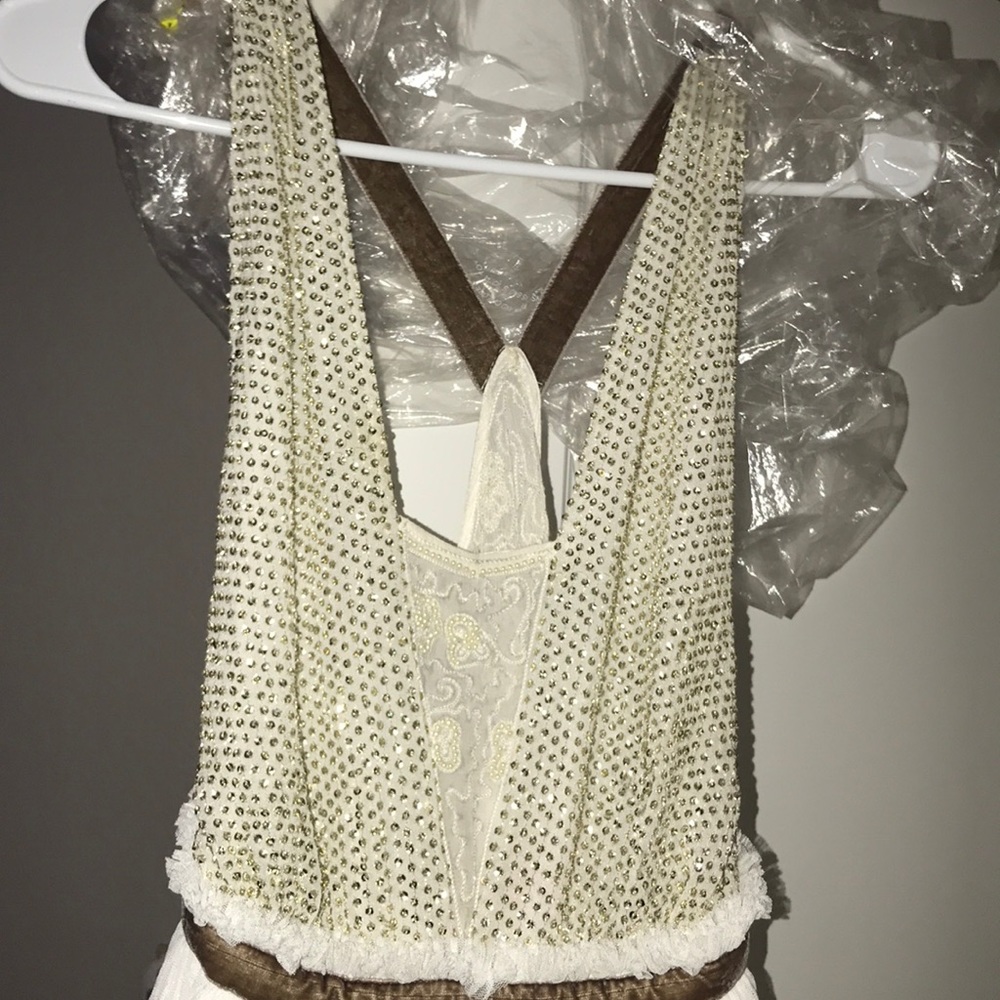 Cleo Maxi Dress. Free people beautiful ivory maxi!